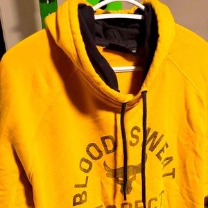 XXL Project Rock Underarmour Short Sleeve Cut off Hoodies